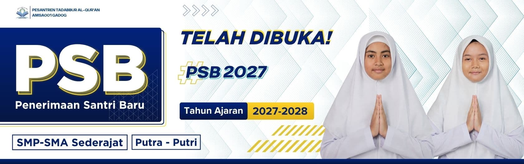Banner Penerimaan Santri Baru 2027-2028 PTQ Amsa001